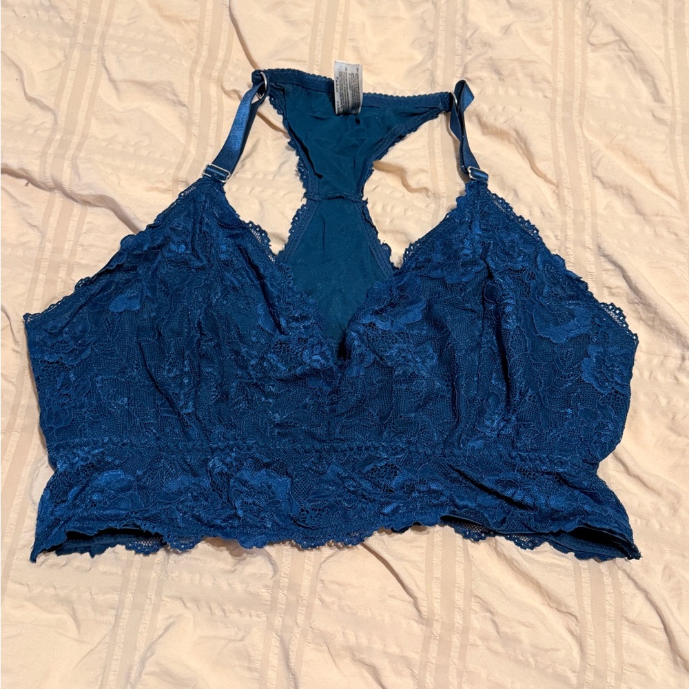 Fox & Royal City Chic Kira Lace Bralette - Poseidon